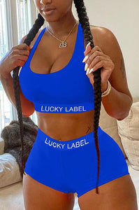 Lucky Label Short Set (5 Colors)