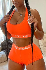 Lucky Label Short Set (5 Colors)